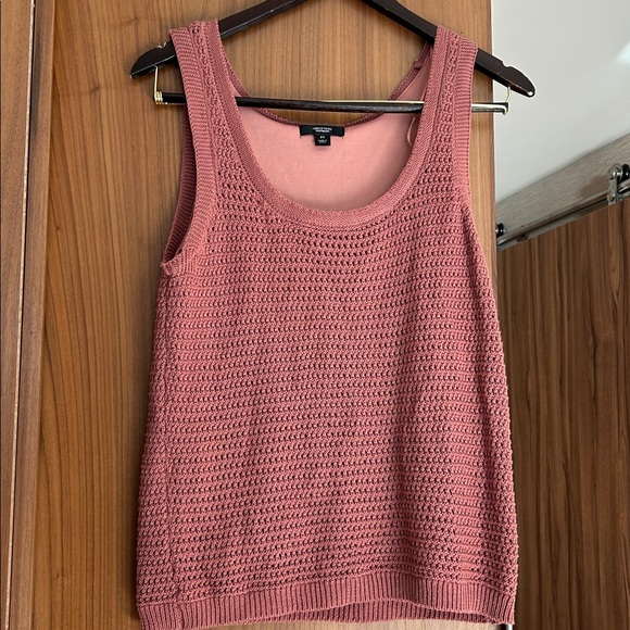 Simply Vera Vera Wang Dusty Rose Knit Top - Picture 1 of 3